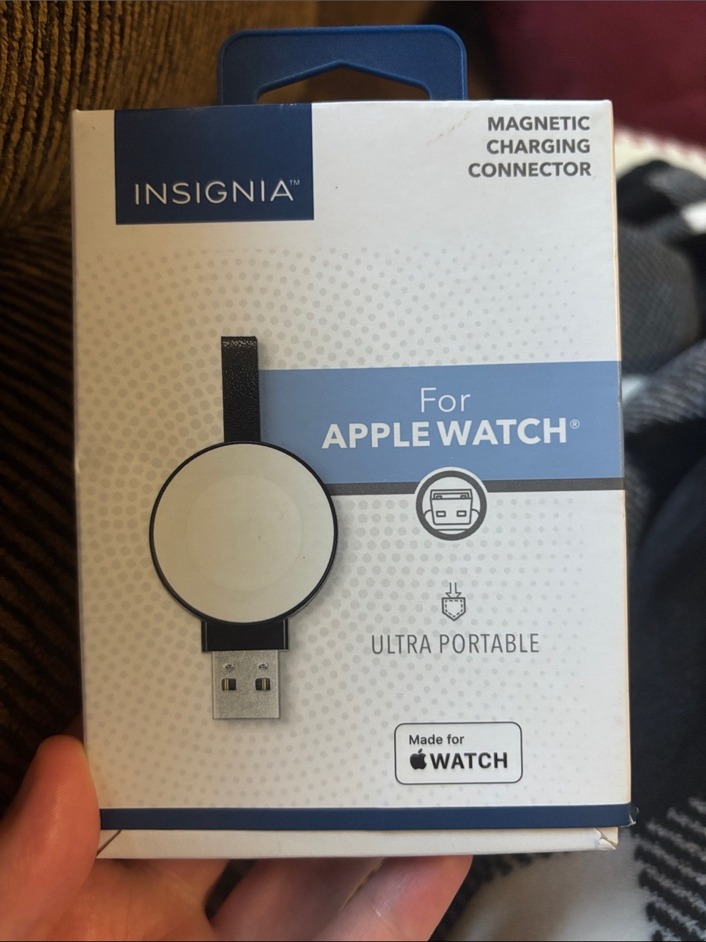 Insignia Magnetic Charging Connector for Apple Watch - Black